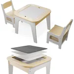 Dětský stůl a židle 3v1 s deskou pro…
