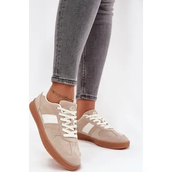 Dámské tenisky Semišové dámské tenisky Vinceza 14029 Béžové 38