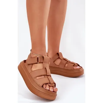 Dámské sandále Dámské Sandály Na Platformě Camel Nitavelia 39
