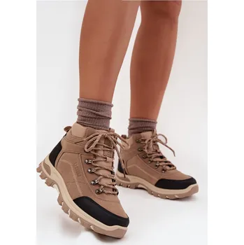Dámská zimní obuv Dámské Trekingové Boty Big Star SS274095 Béžové 39