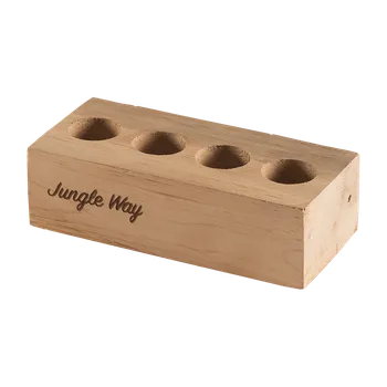 Samolepící dekorace Jungle Way Stojánek z růžového dřeva Varianta: Na čtyři kartáčky