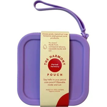 Intimní hygienický prostředek Period Harmony Pouzdro na hygienické potřeby S, fialové