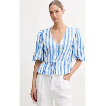 Dámská halenka Lněná halenka Pedro del Hierro 7659079 modrá 05A, vel. M