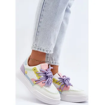 Dámské tenisky Dámské tenisky z ekokože v multibarevném provedení Avanalis 40