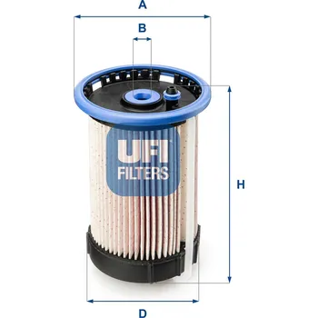 Palivový filtr Palivový filtr UFI 26.032.00