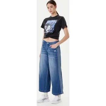 adidas Jeansy adicolor Denim Adilenium JV7454 Modrá Wide Leg 32_32