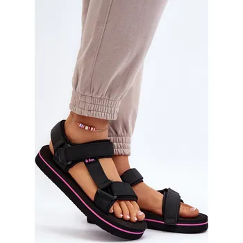 Dámské sandále Dámské sandály na platformě Lee Cooper LCW-24-05-2751L Černé 38