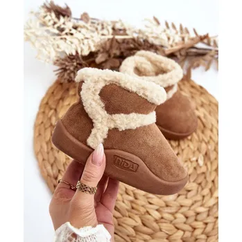 Dívčí obuv Dětské Sněhule Na Suchý Zips Camel Unitia 25