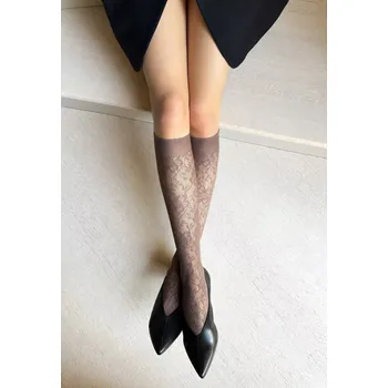 Dámské punčochy Podkolenky Veneziana Bellarosa nero univerzální