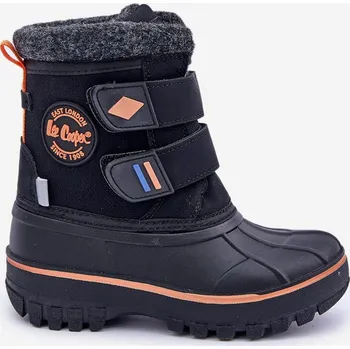 Dívčí sněhule Dětské Sněhové Boty Na Suchý Zip Lee Cooper LCJ-24-44-2865K Černé 29