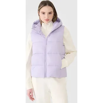 Dámský kabát Dámské péřové tričko bez rukávů se syntetickou výplní 4FWSS25TVJAF183-52S s