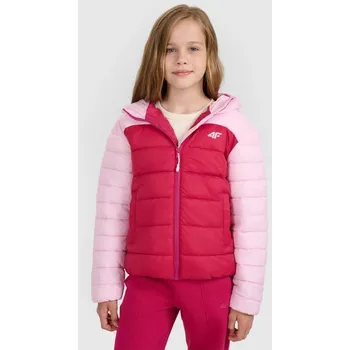Dívčí péřová bunda se syntetickou výplní 4F 4FJRAW25TDJAF0771-54S 152