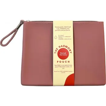 Intimní hygienický prostředek Period Harmony Pouzdro na hygienické potřeby L, růžové