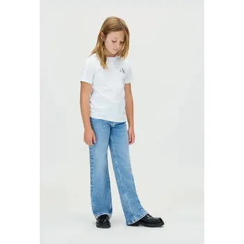 Pánská móda Dětské rifle Calvin Klein Jeans HR WIDE IG0IG03000.9BYA modrá 55X, vel. 140