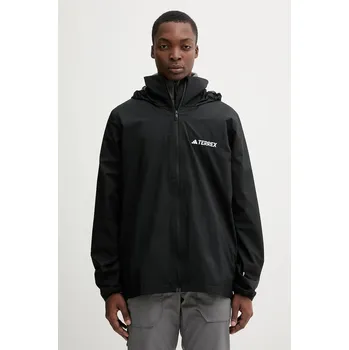 Pánská softshellová bunda Sportovní bunda adidas TERREX Essentials JM8692 černá 99X, vel. XL