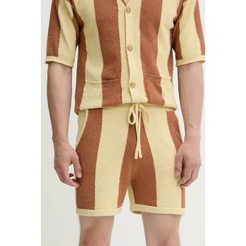 Kraťasy Nanushka BRENT NM25SSST10811 žlutá 10A, vel. M