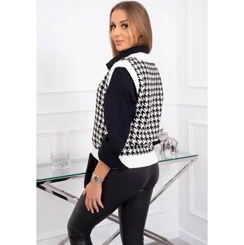 Dámský svetr Svetr bez rukávů v barvě peplite ecru UNI