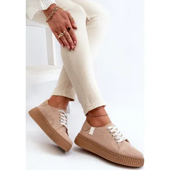 Dámské tenisky Dámské tenisky MEMORY FOAM SYSTEM BIG STAR NN276002 Hnědobéžové 38