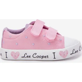 Pánské spodní prádlo Dívčí Tenisky Na Suchý Zip Lee Cooper LCW-25-02-3265K Růžové 27