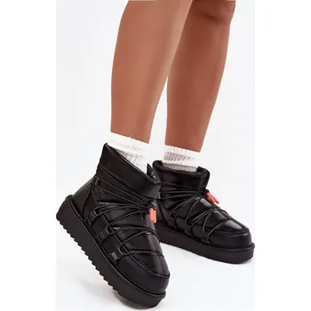 Dívčí obuv Dámské sněhule na platformě DFranklin DFSH370020 Černé 39