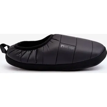 Dámské žabky Mužské nastavitelné teplé boty černé Big Star KK174363 41