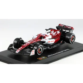 autíčko Alfa Romeo F1 C42 Orlen Racing #24 2022 1:43 s figurkou řidiče Alfa Romeo - kovový model