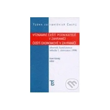 Významní čeští podnikatelé v zahraničí - Karolinum Karolinum