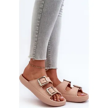 Dámské žabky Lehké Dámské Žabky ZAXY LL285087 Beige 35/36