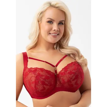 Dámské spodní prádlo AMIRA K959 SOFT BRA červená 90D