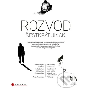 Kniha Rozvod šestkrát jinak - Petra Soukupová, Radek Ptáček, Pavel Bušta, Petra Dvořáková, Michal Sýkora, Tereza Semotamová, Ondřej Buddeus CPRESS