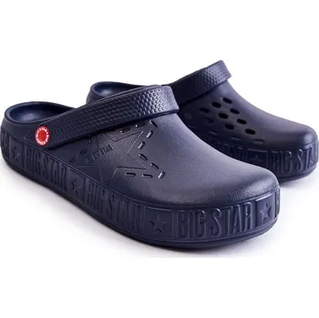 Dámská obuv Pánské lehké pantofle Big Star II175002 Námořnická modrá 44