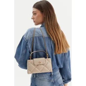 Kabelka Kabelka Tory Burch Kira Diamond Quilt East-West Top Handle 174999 Béžová OS