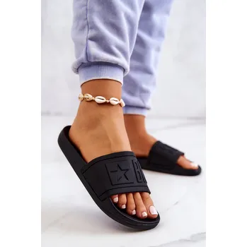 Dámské žabky Dámské Nazouváky Big Star Černé DD274A271 39