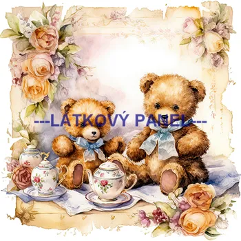 Látkový panel - Dětský - DE-197 Velikost: 15x15cm, Materiál: Teplákovina nepočesaná