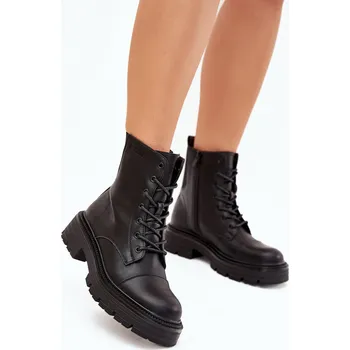 Dámská zimní obuv Zateplené dámské pracovní boty Big Star OO274140 černé 38