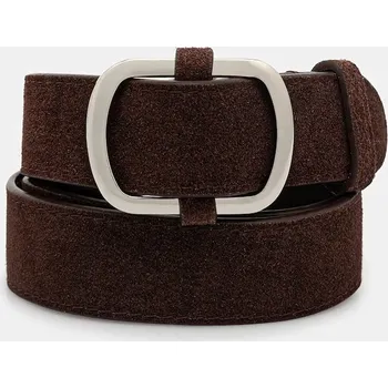 Opasek Semišový pásek Answear.LAB dámský, hnědá barva DJ5.CMS 89X, vel. ONE SIZE