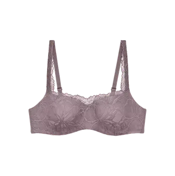 Podprsenka Body Make-Up Illusion Lace Balconette - GRAY - TRIUMPH GRAY - TRIUMPH 85D