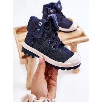 Sada pánského spodního prádla Dětské vysoké tenisky námořnická modrá Tobby 26