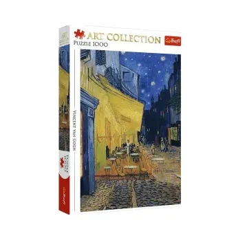 Puzzle Art Collection: Terasa kavárny v noci 1000 dílků