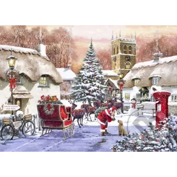 Puzzle Santa na dedine - Bluebird Bluebird