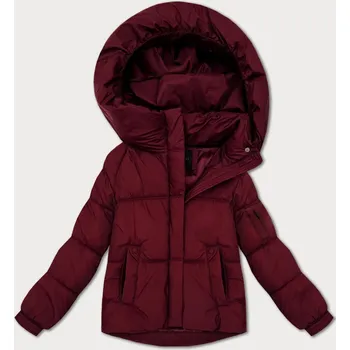 Dámská oversize bunda ve vínové bordó barvě pro přechodné období S'West (B2003-27) odstíny červené S (36)