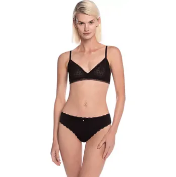 Kalhotky DÁMSKÝ SPODNÍ DÍL BIKIN L-1535BI černo-červená XL