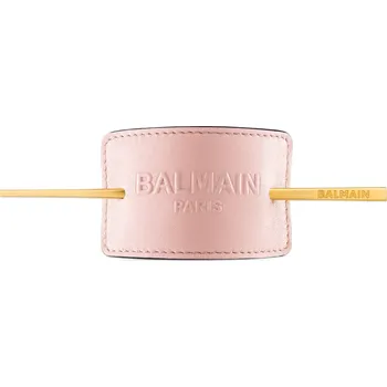 Balmain Pastel Pink Embossed Hair Barrette Limited Edition
