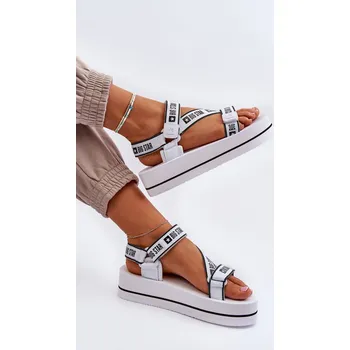 Dámské sandále Dámské sandály na platformě Big Star NN274A526 Bílé 40