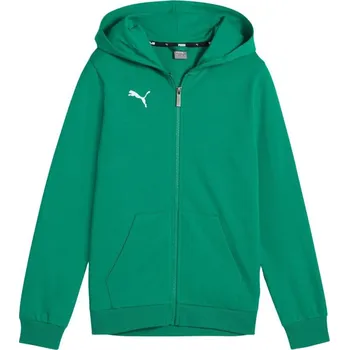 Chlapecká mikina Dětská mikina Puma teamGoal Casuals s kapucí zelená 658596 05 152cm