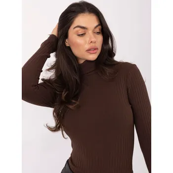 Dámská halenka Halenka RV BZ A1046.75 tmavě hnědá L/XL