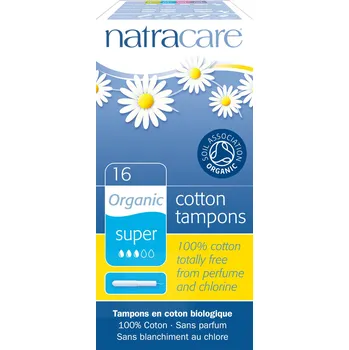 Menstruační tampony NATRACARE Tampóny s aplikátorem SUPER 16 ks