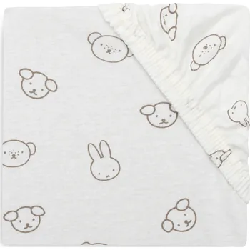 Prostěradlo Jollein Prostěradlo napínací 140/150 x 70/75 cm Miffy & Friends