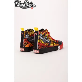 Dámská obuv Tenisky Pol'and'Rock Festival X Big Star SS174501 Černo-Červené 37