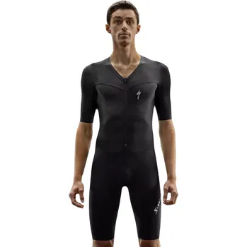 cyklistický dres Pánská kombinéza s krátkým rukávem Specialized S-Works Aero Skin Suit Velikost: L Black